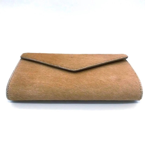 Yves Saint Laurent Brown Leather Clutch - Picture 7 of 13